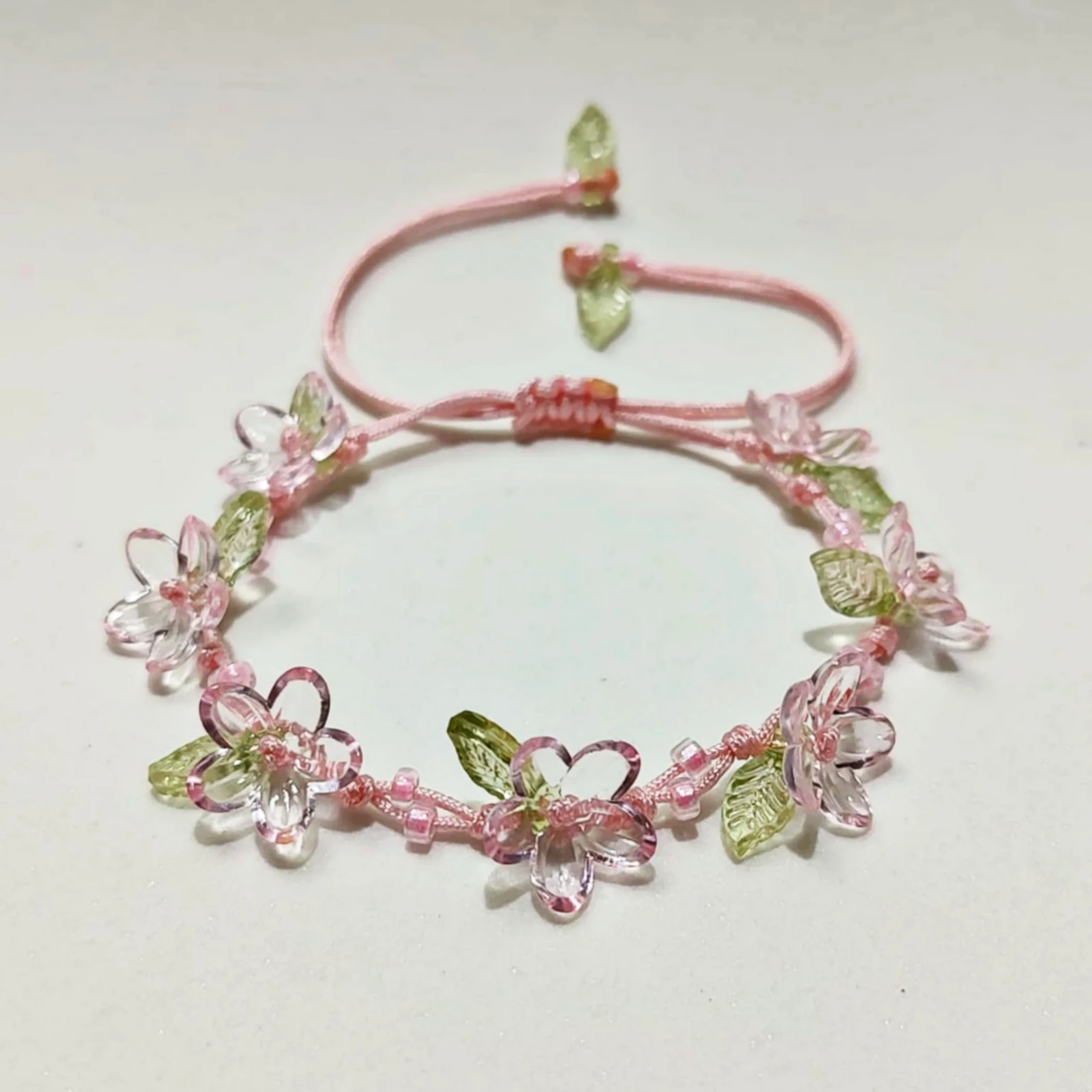 Pulsera de Flores Rosas 2