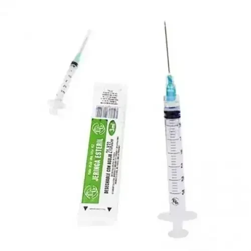 Jeringa 3 mL verde