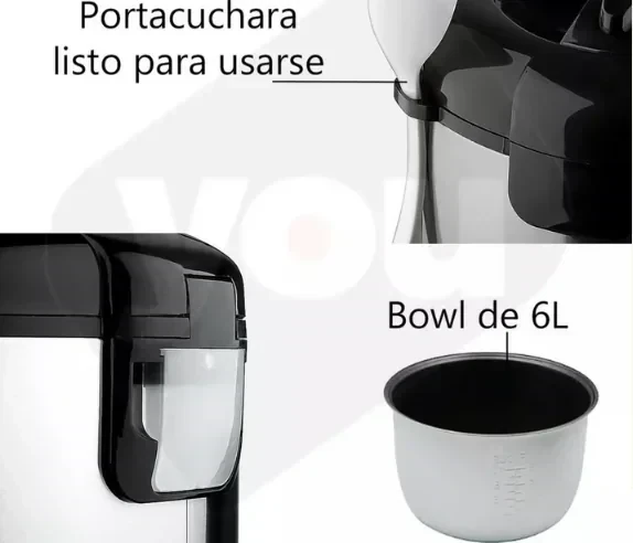 Olla Eléctrica Digital Placas Cerámicas 4