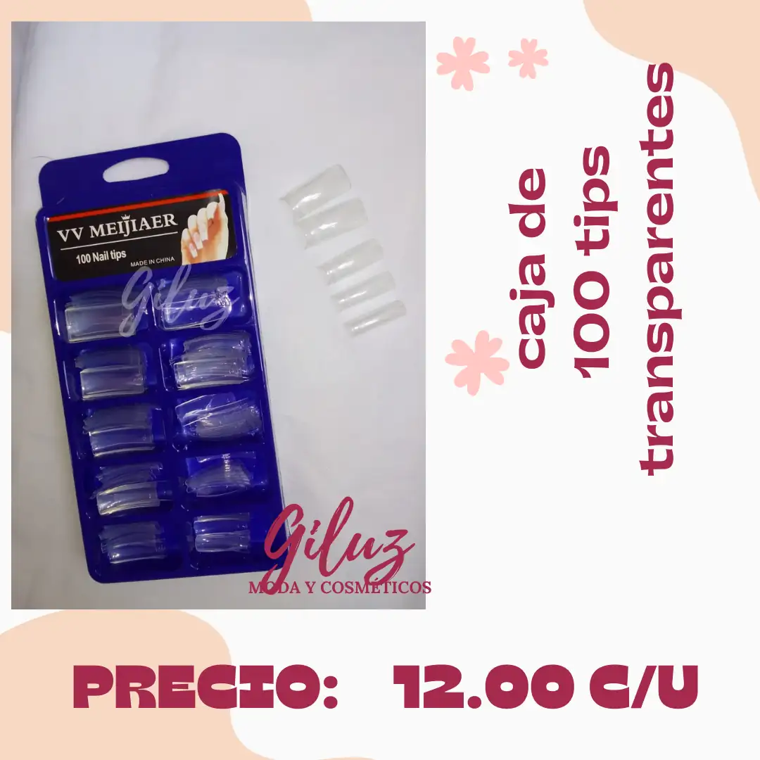 Tips transparente x100