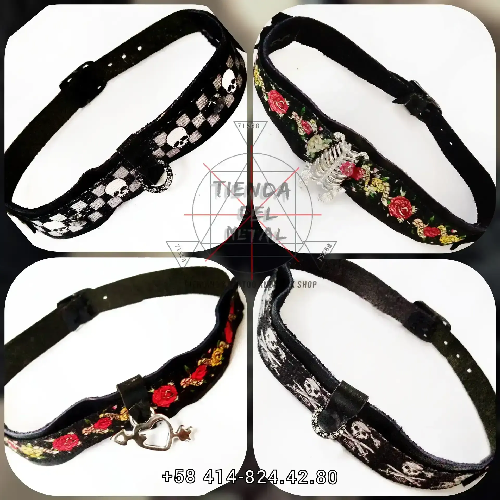 Choker varios diseños 