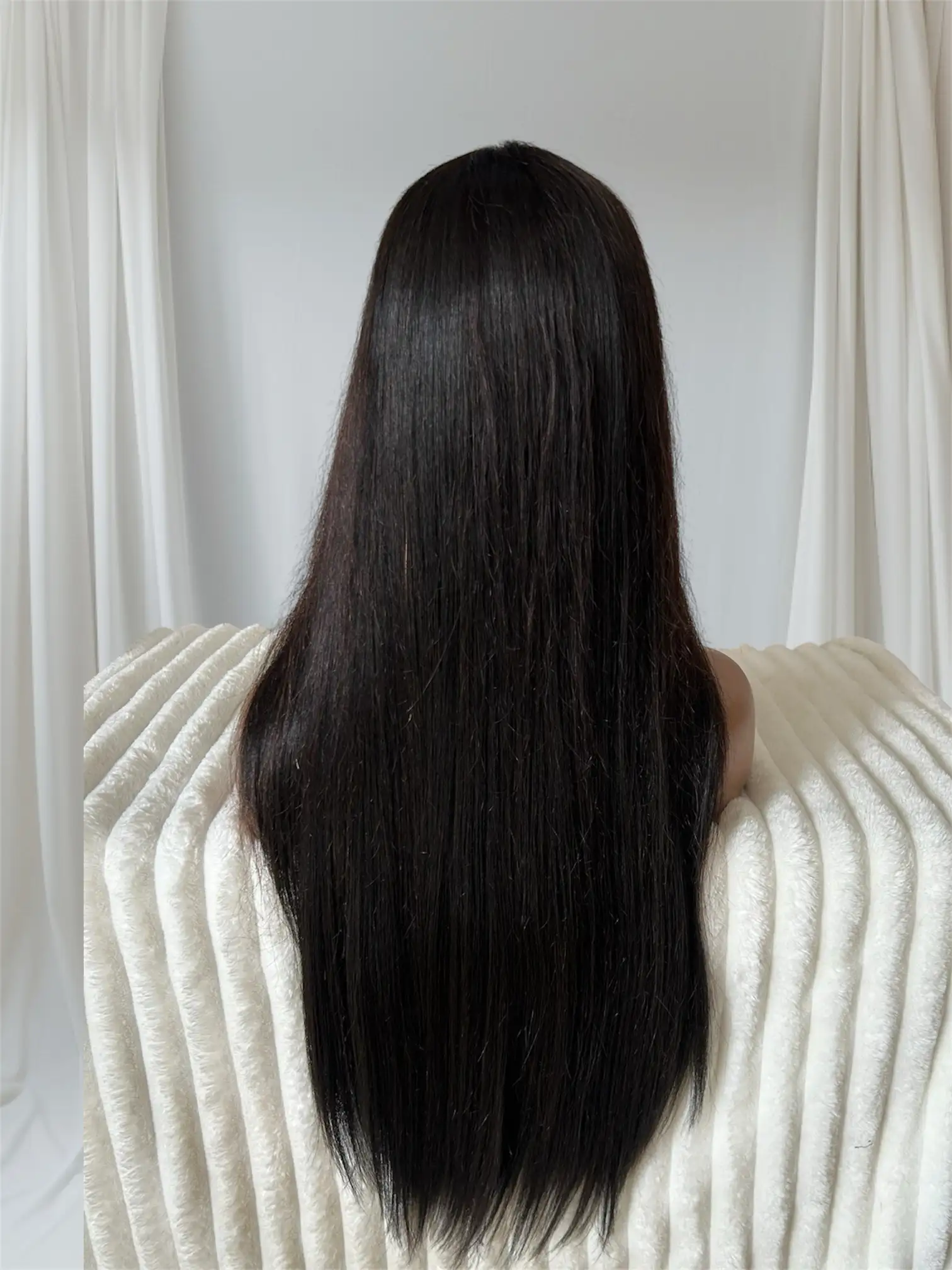 Peluca semi de 28 pulgadas, frontla 13x1 glueless  4