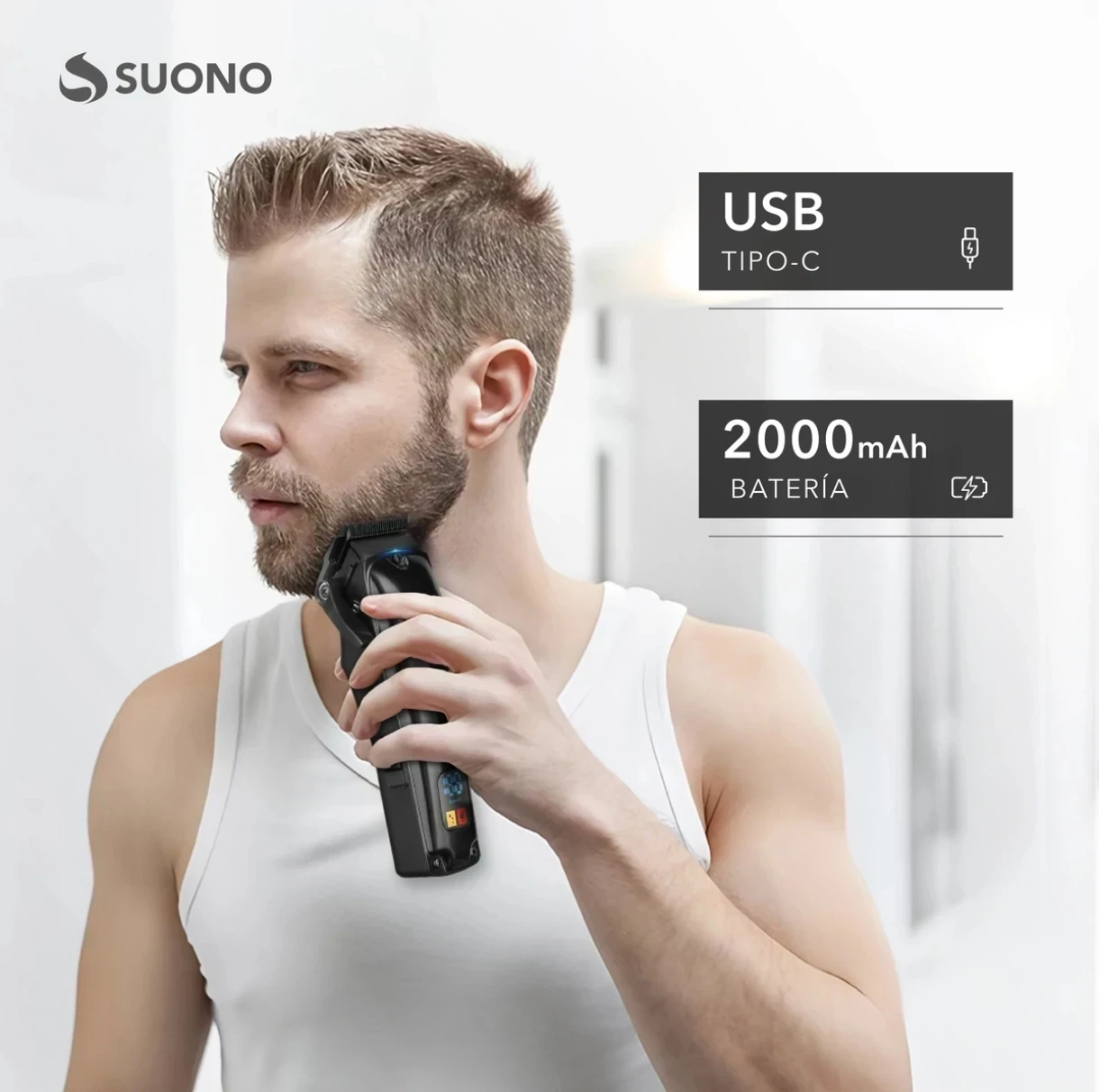 Cortadora Suono profesional Hair Clipper 6
