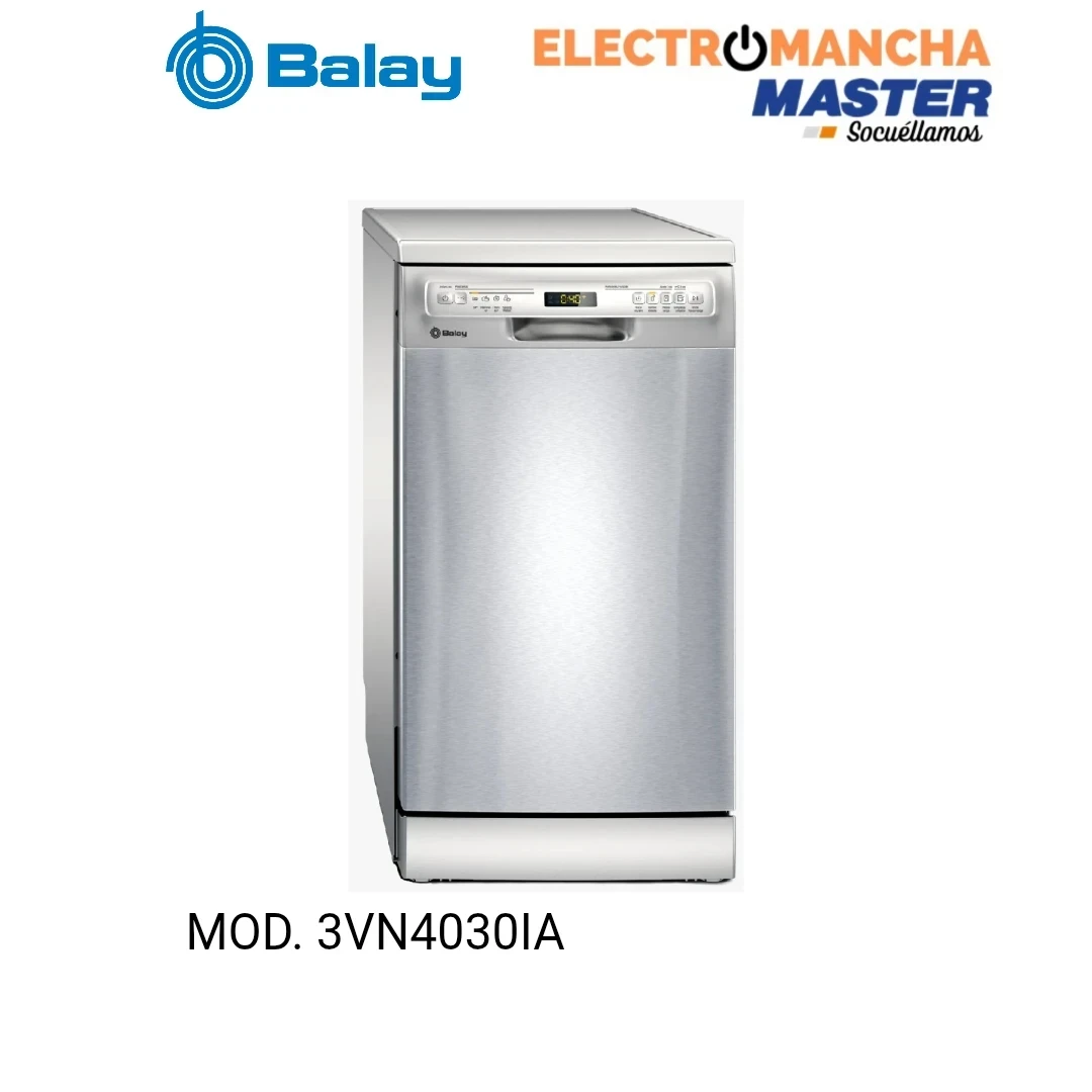 LAVAVAJILLAS BALAY 3VN4030IA 45 CM. INOX. CLASE E