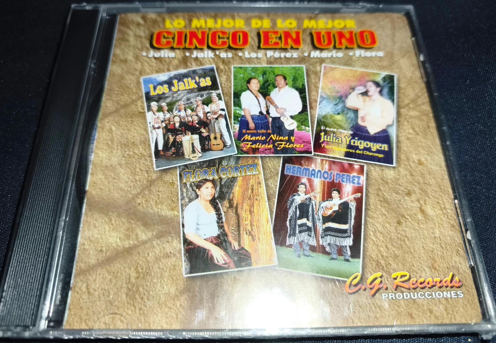 Varios - Lo Mejor De Lo Mejor Cinco En Uno (CD-R)(CG RECORDS)