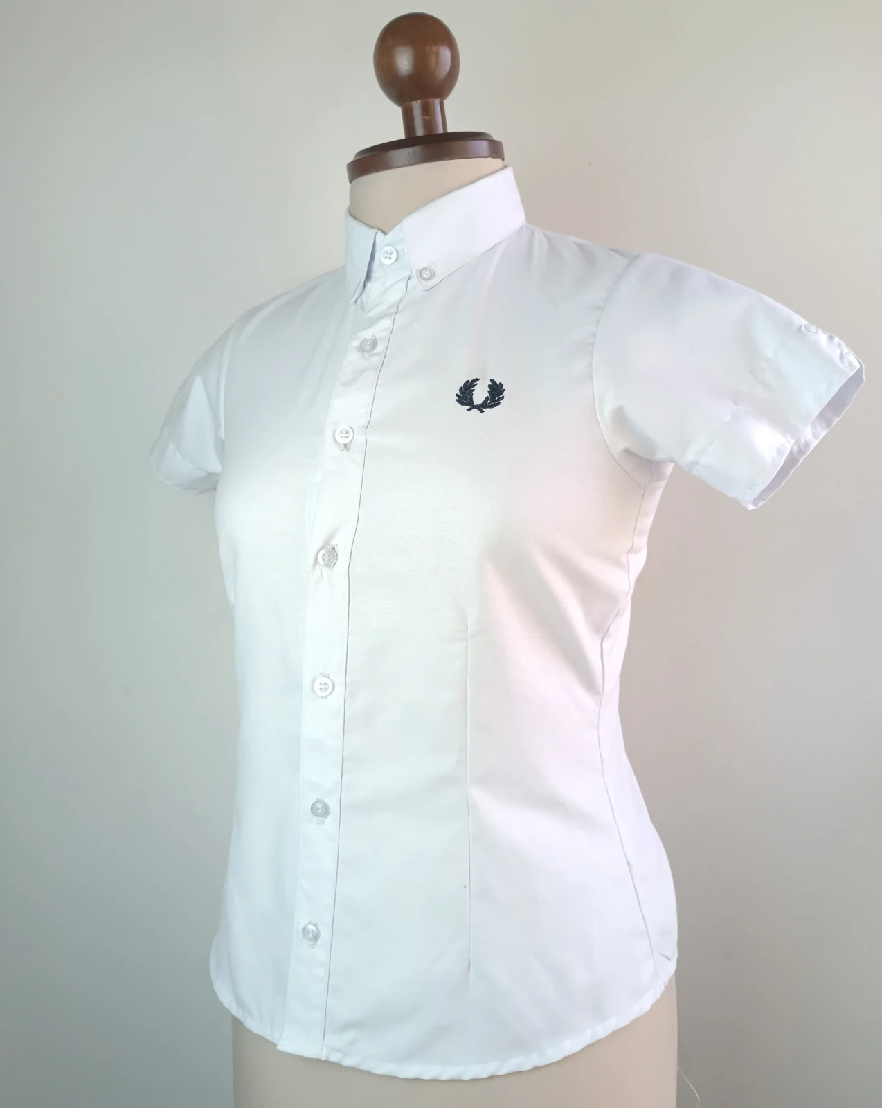 Camisa blanca manga corta  2
