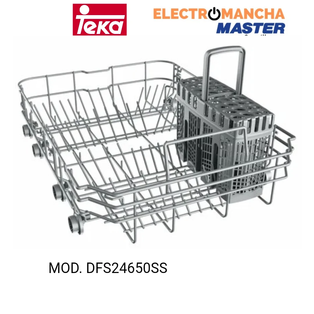 LAVAVAJILLAS TEKA DFS24650SS INOX 45 CM. CLASE E 7