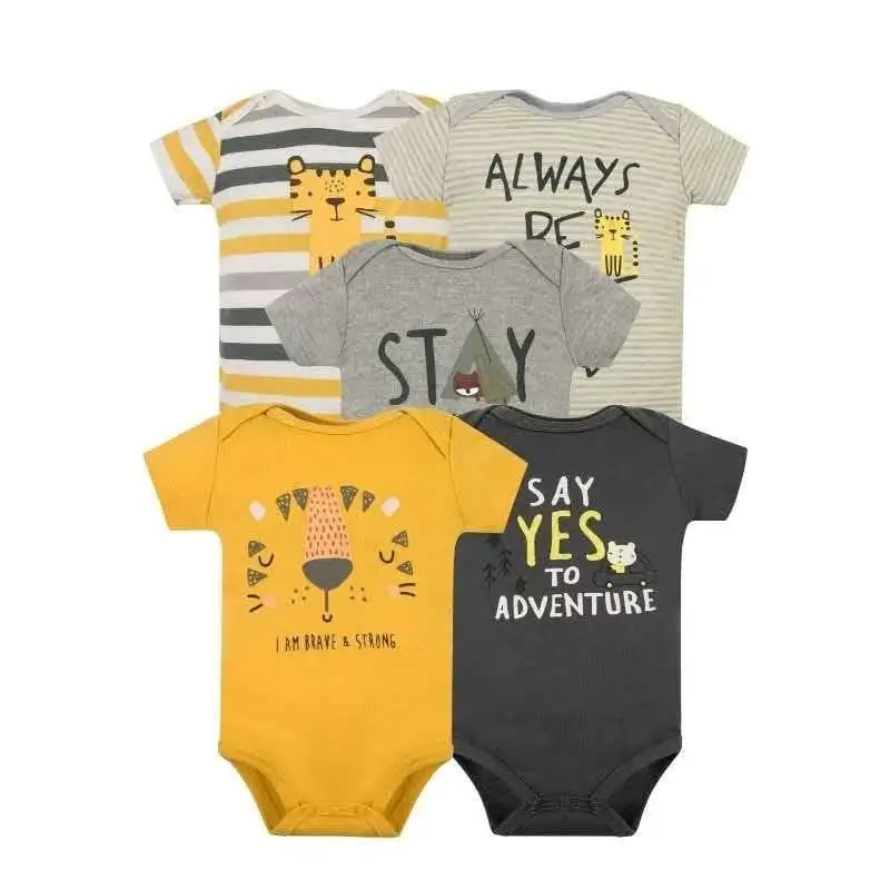Set 5 bodys manga corta