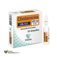 CLINDAMICINA 600 MG &nbsp;X 10 AMPOLLAS VITALIS