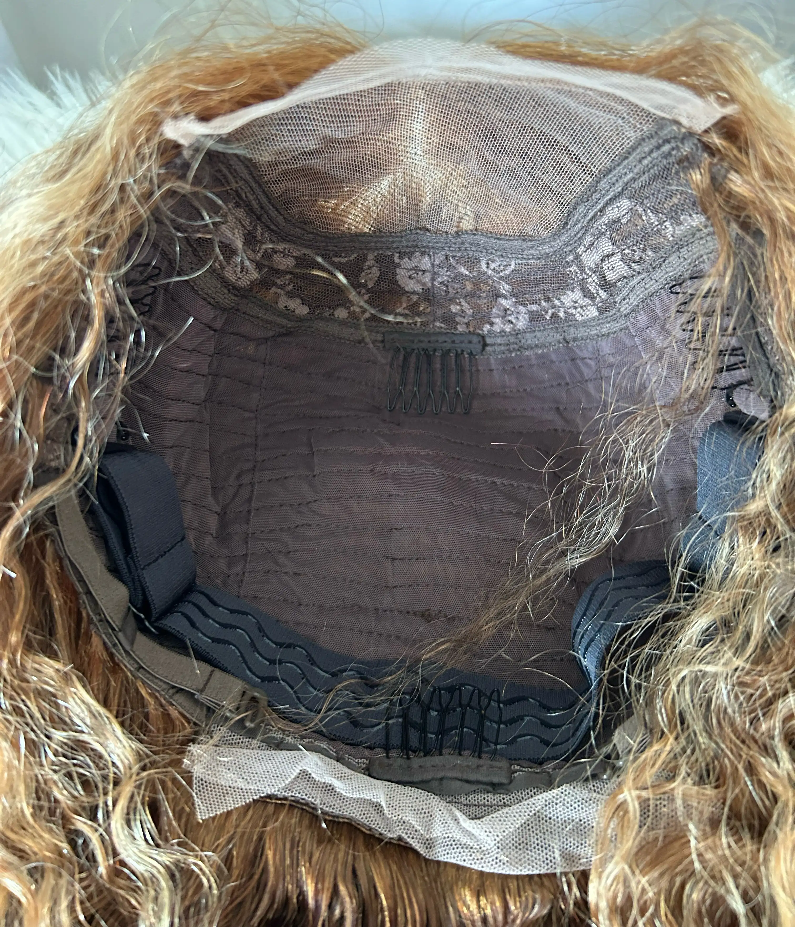 Peluca cabello humano Rizada 16 pulgadas glueles, 4x4  4