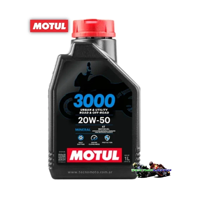ACEITE MOTUL  3000  20W/50  (1LT) -41558