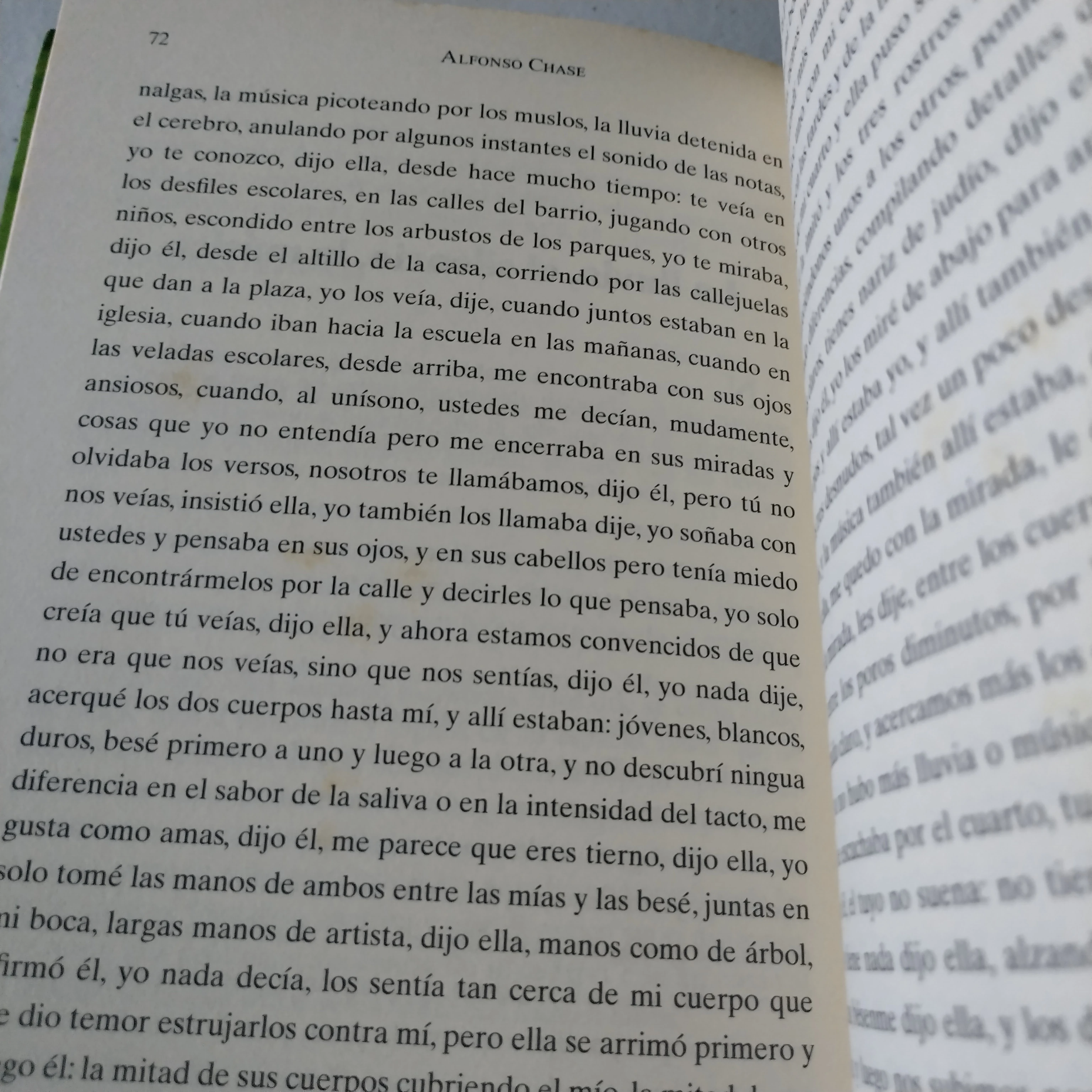 Mirar con inocencia, Alfonso Chase, usado 3