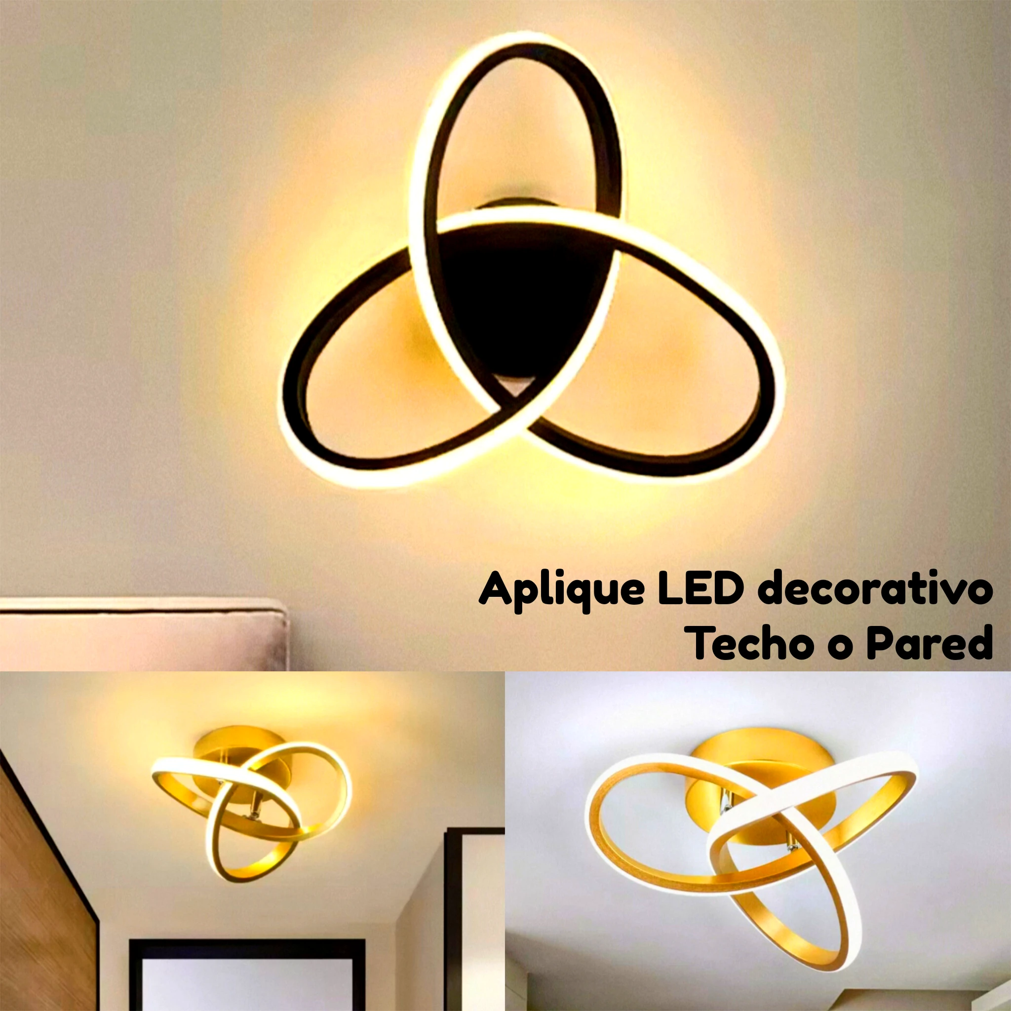 Aplique LED decorativo para Techo o Pared 6