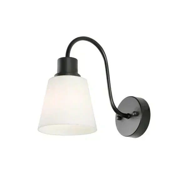 LAMPARA PARED CONO BLANCO 1L E27