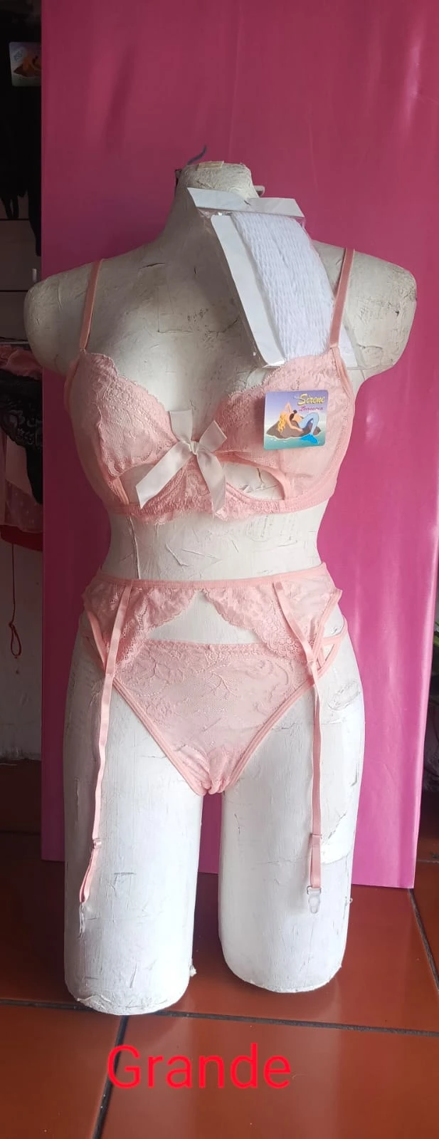Coordinado Rosa con Liguero
