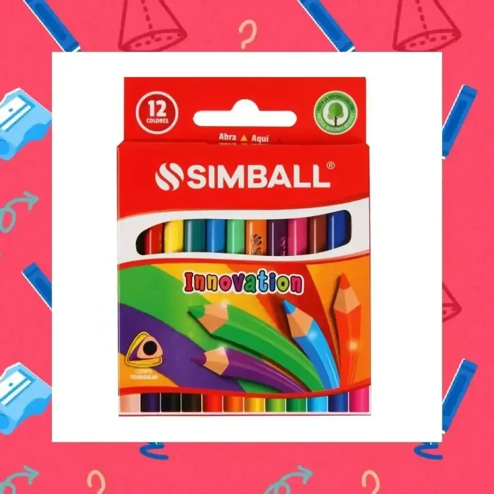 Colores Simball x 12 Cortos