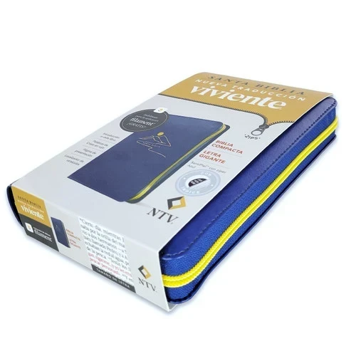 Biblia NTV compacta letra gigante azul 2