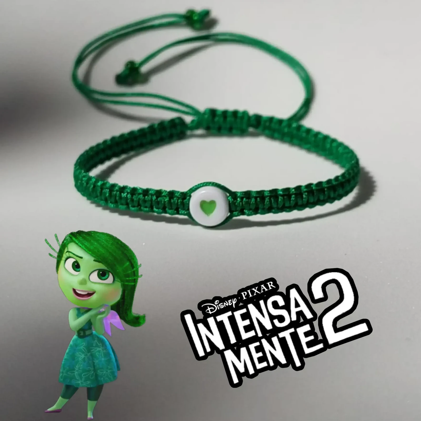 Pulsera Tejida de DESAGRADO (Intensamente 2)