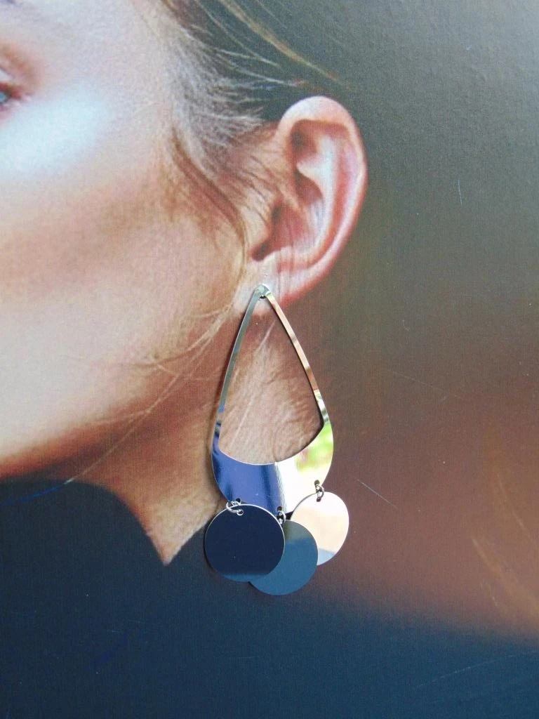 ARETE ACERO PLATE LAGRIMA LARGA LISA