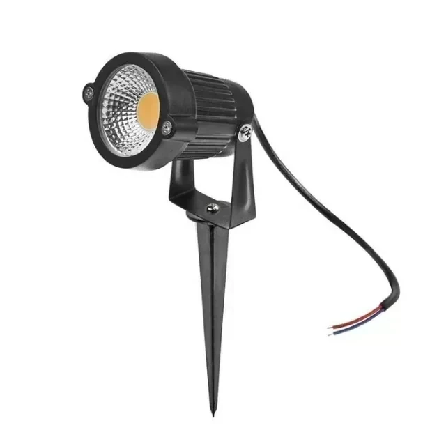 ESTACA LED NEGRA 5W 