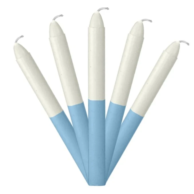 Vela Combinada Blanco Celeste 