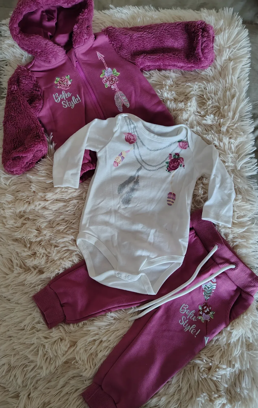 Conjunto 3 piezas afranelado