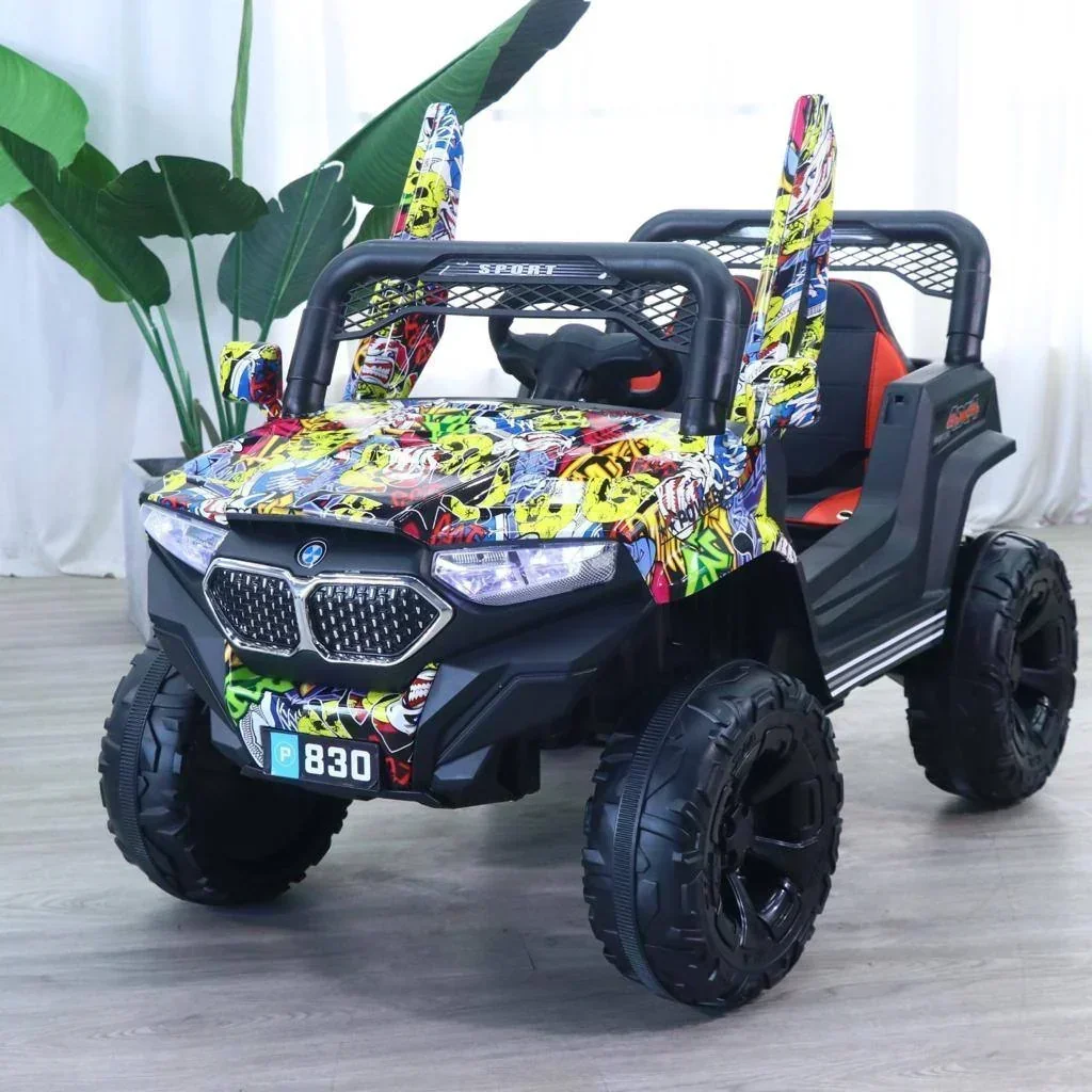 Carro Moto Electrico Niño BMW 4x4 Llant Caucho Cotrol 1 a 5 Años