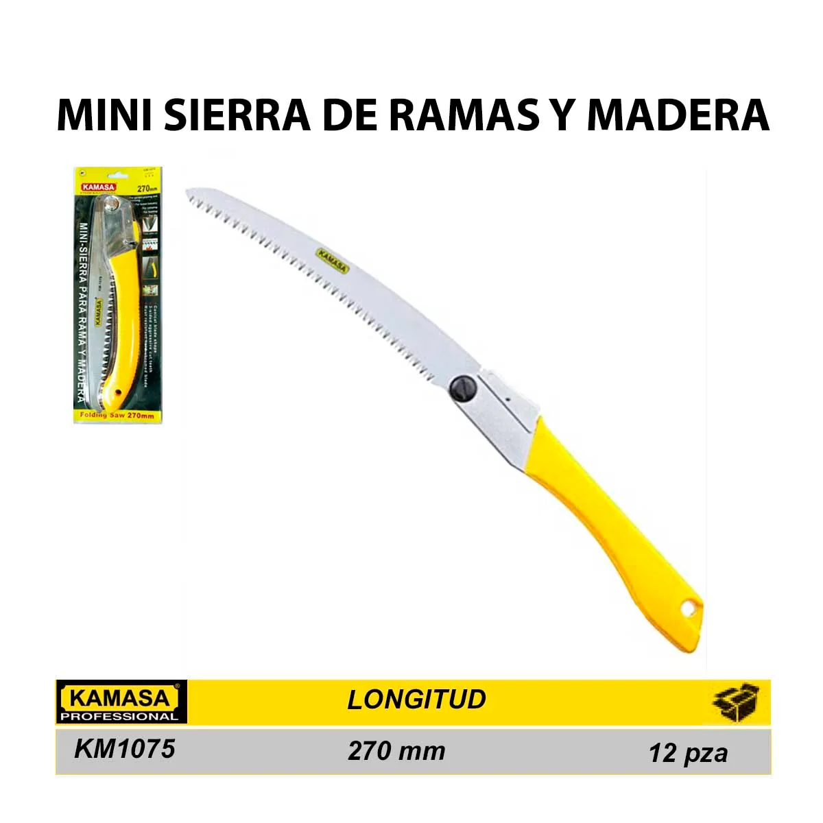 MINI SIERRA de mano P/ RAMA KM 270 MM