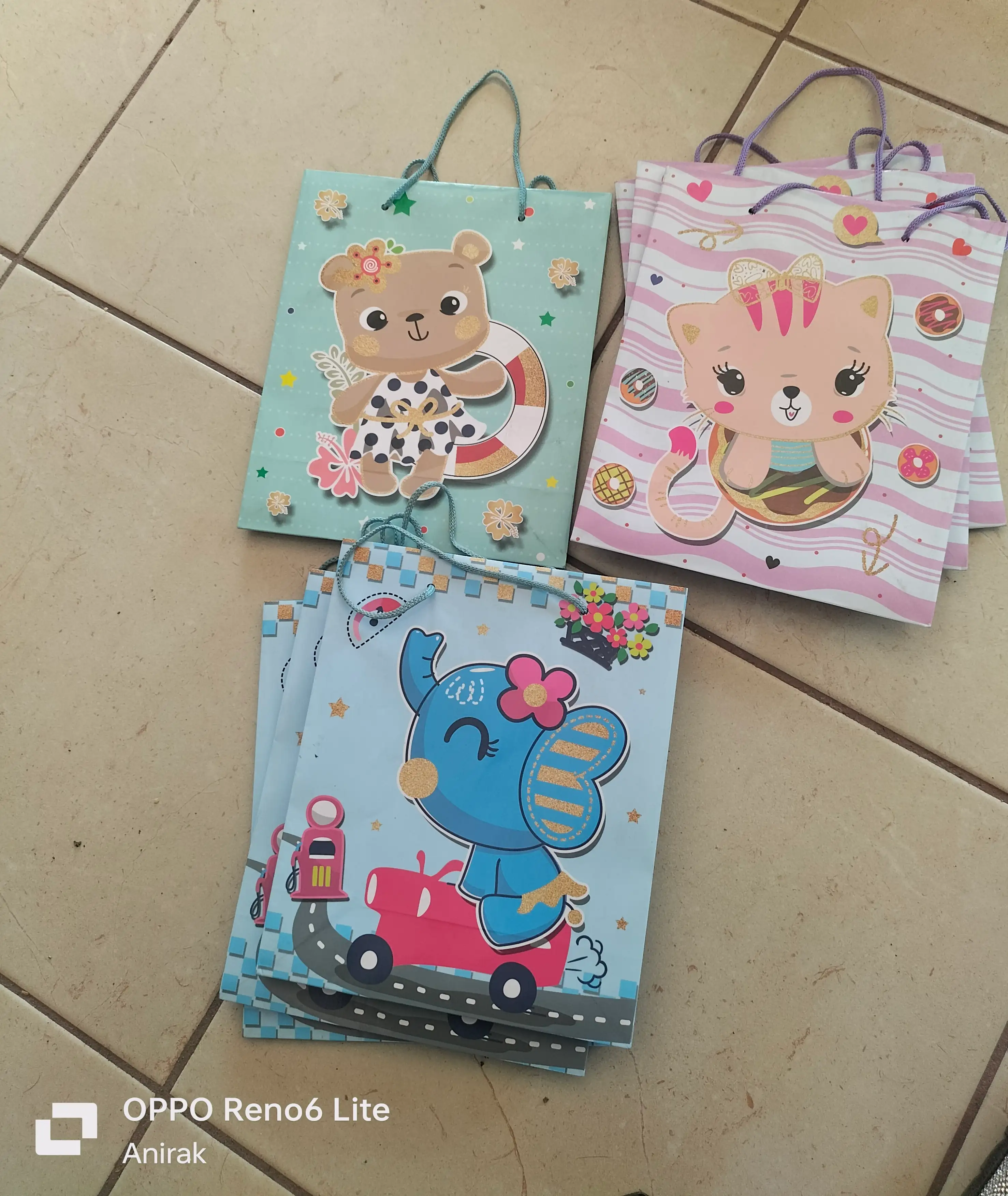 Bolsa de regalo persomajes CH
