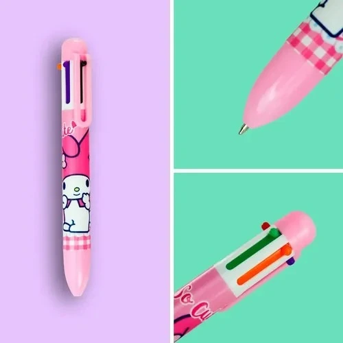 bolígrafo  hello kity 5 tintas 