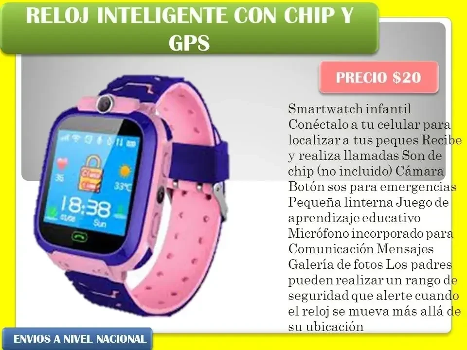 Smartwatch infantil con gps  4