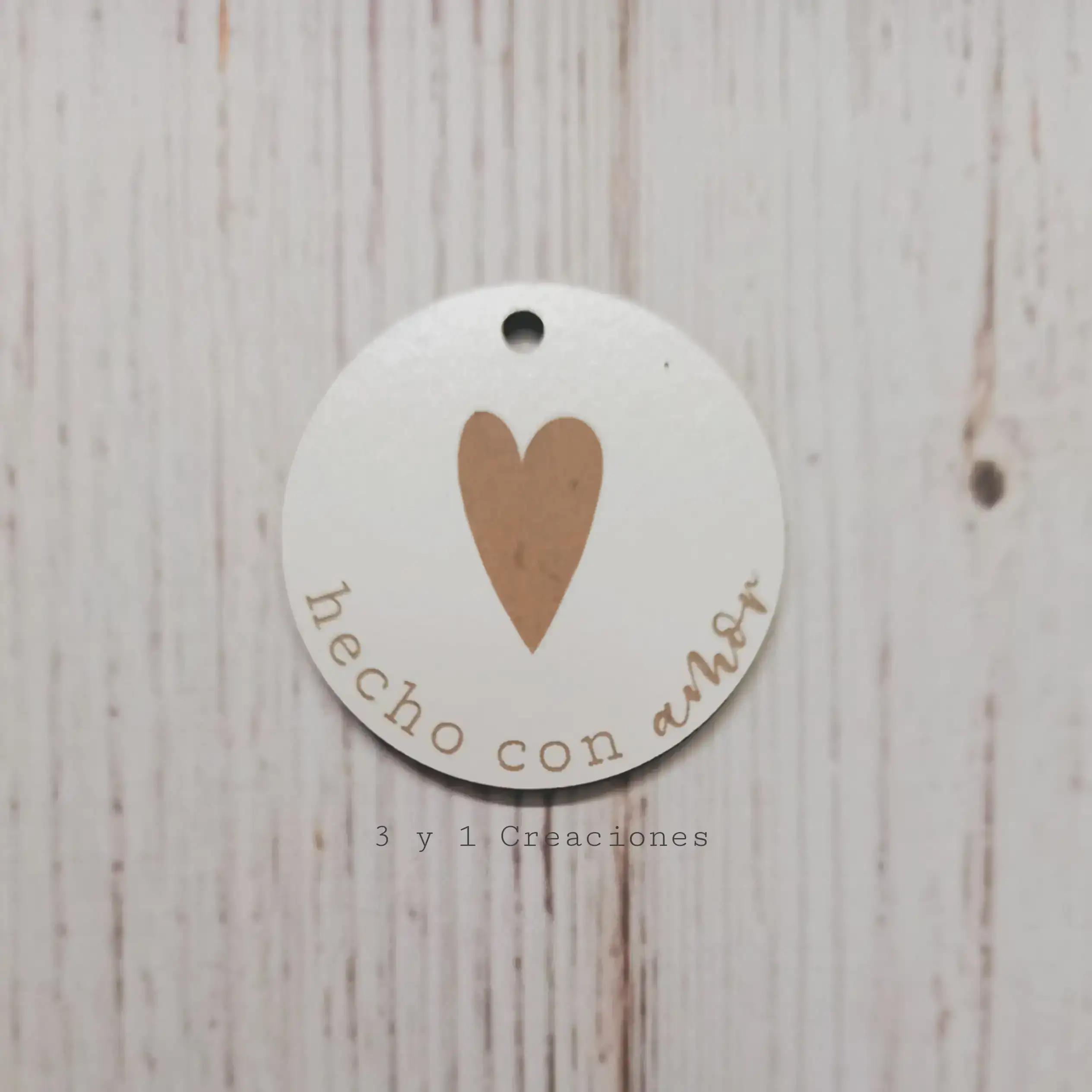 MEDALLA HECHO CON AMOR