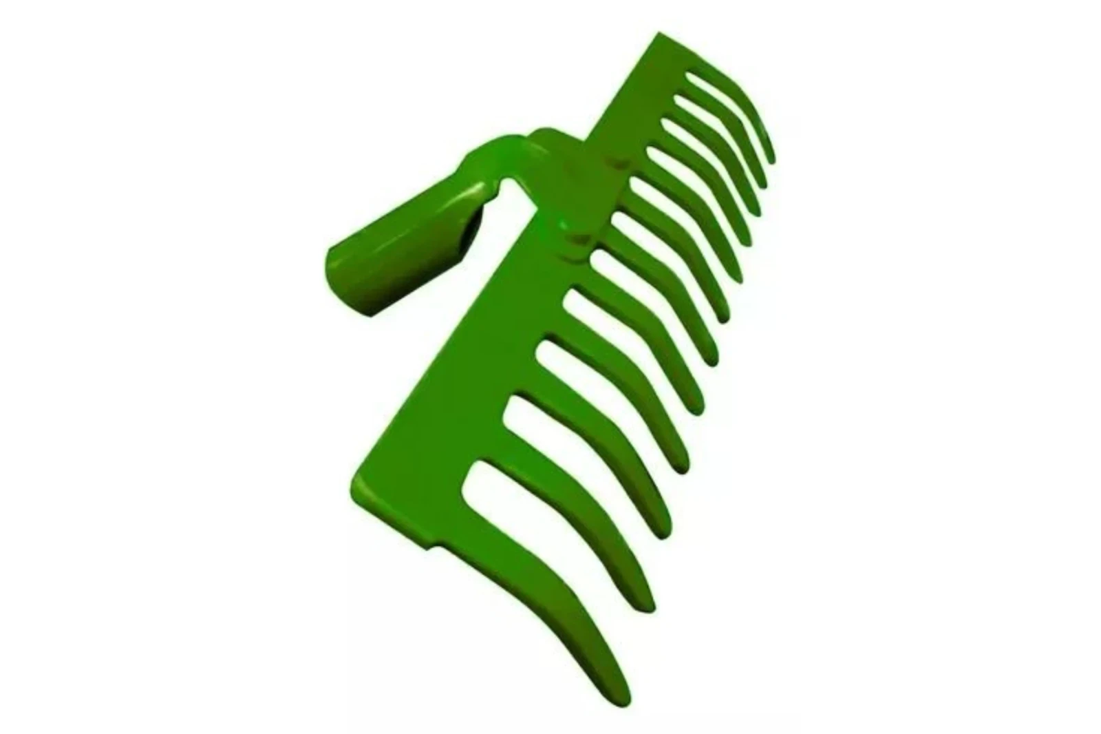 Rastrillo Jardin Recto Barre Hojas 14 Dientes Metal Fierro 2