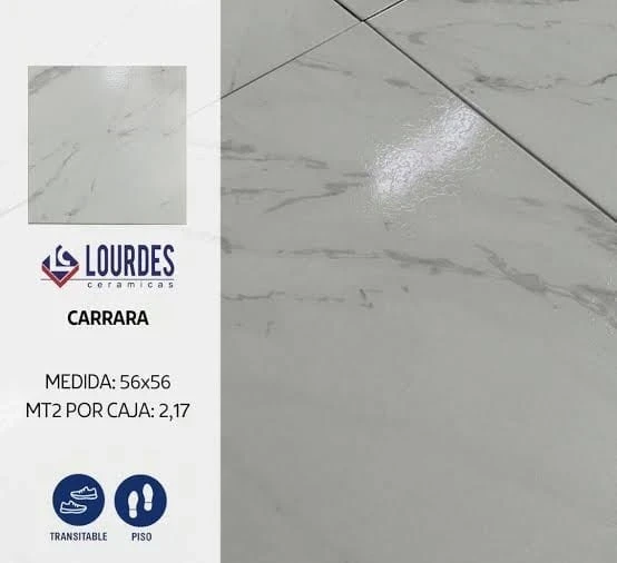 Carrara brillante $10500 mt2  2