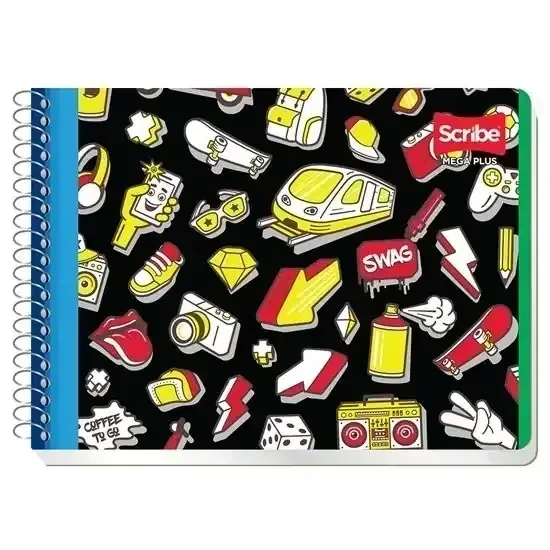 Cuaderno Italiano mega C5 100 hojas espiral  2