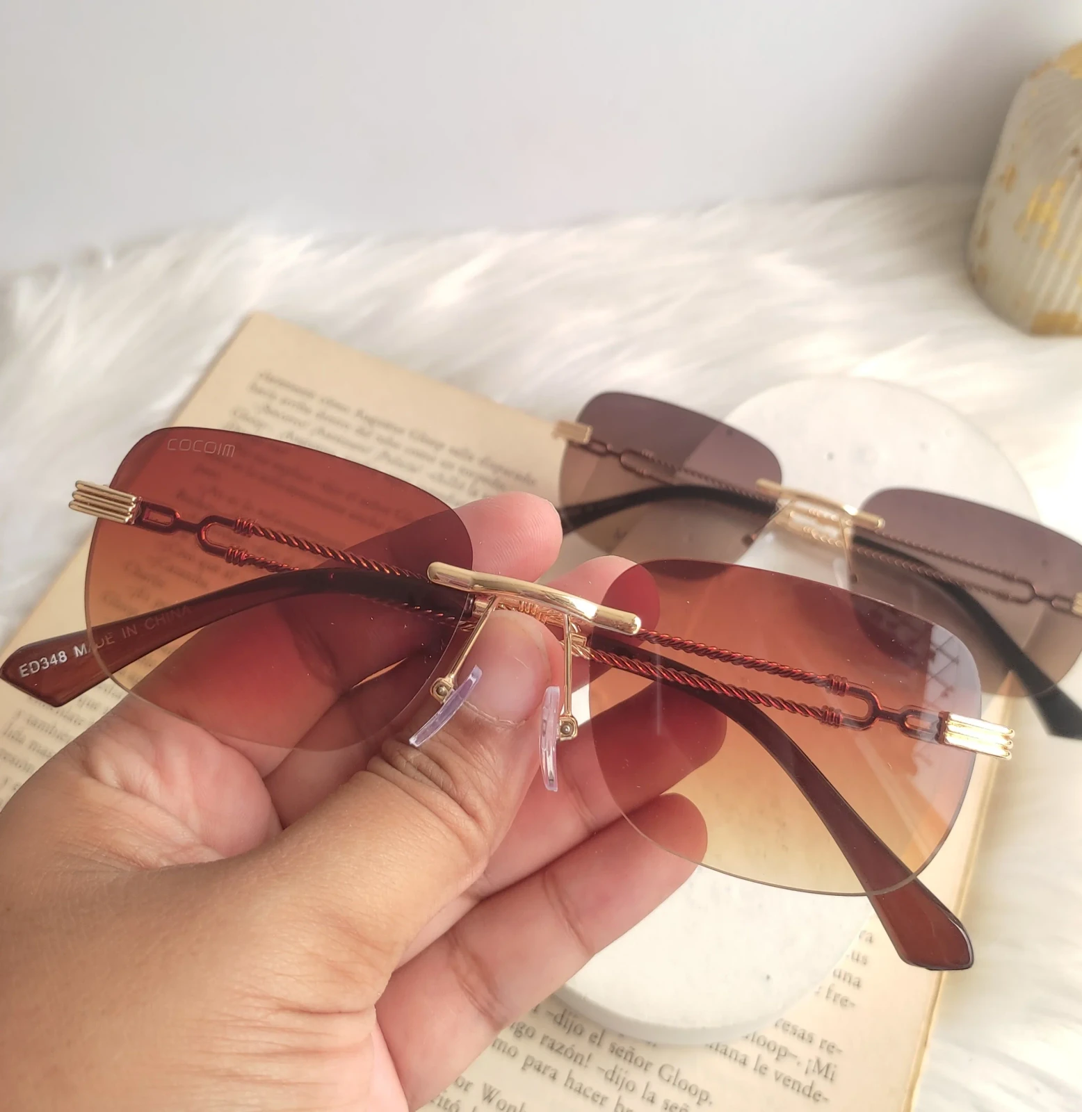 Gafas tipo cartier de lujo 2