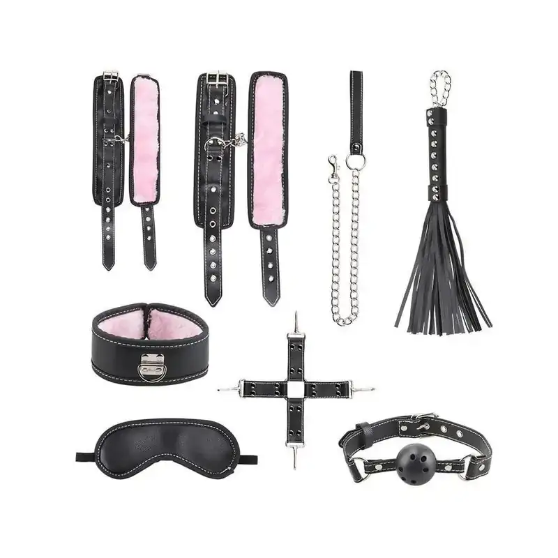 BDSM Kit Bondage Fiore Negro 4