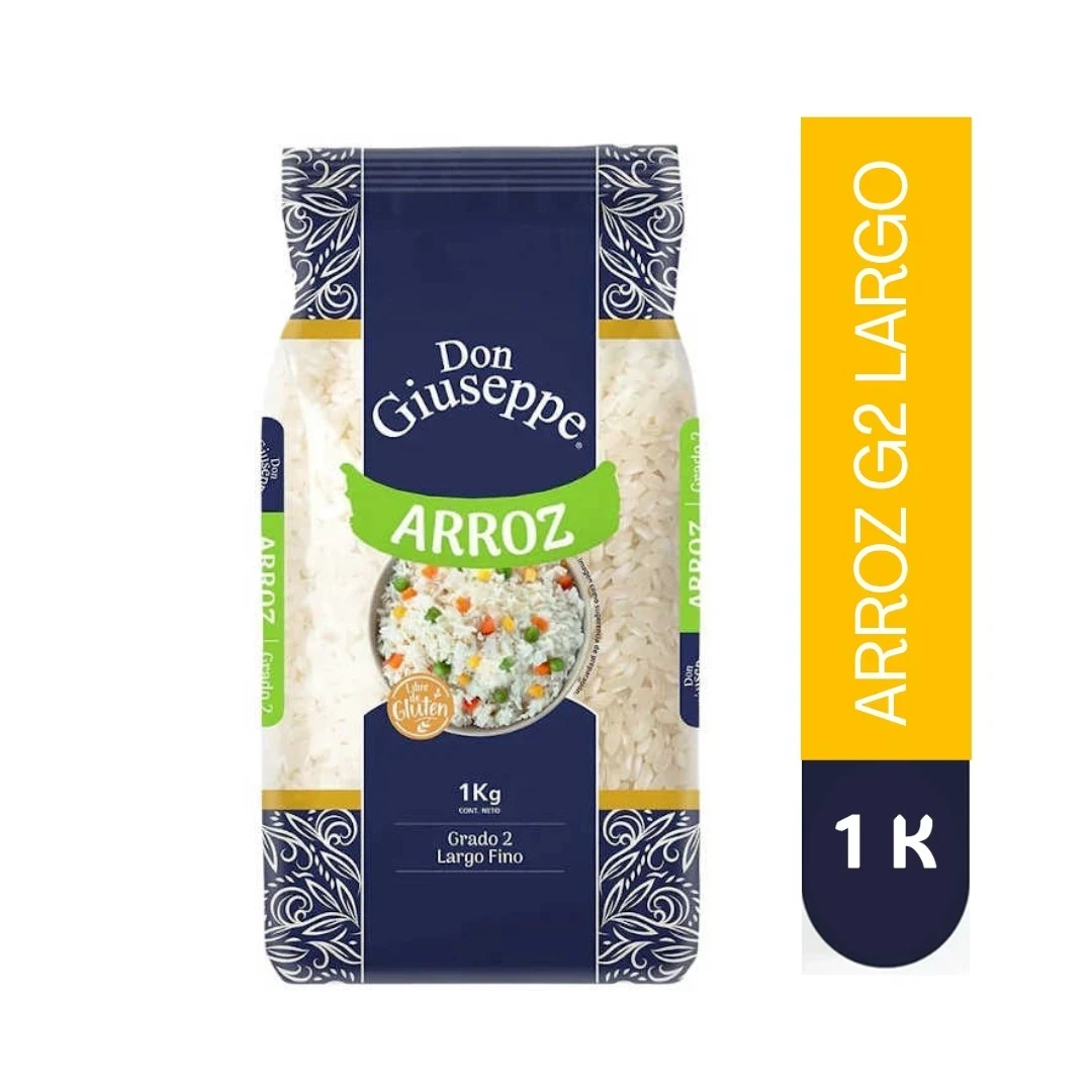 ARROZ GRANO LARGO FINO G2 DON GIUSSEPPE 1Kg