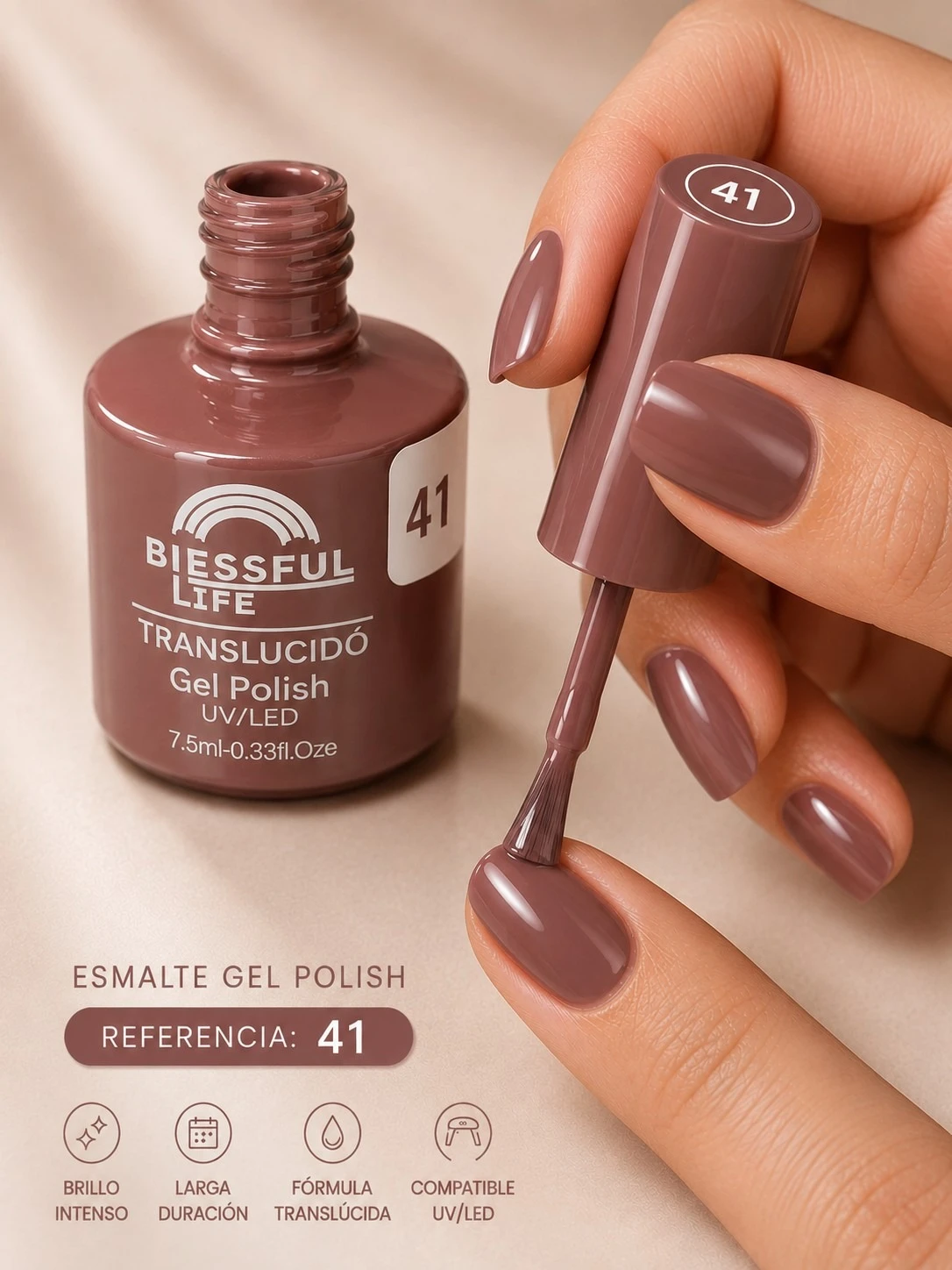 biessful life esmalte semi permanente traslucido 41 A -5