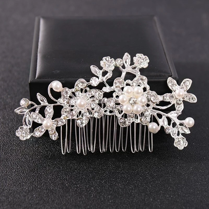 TIARA CRISTAL PEINE