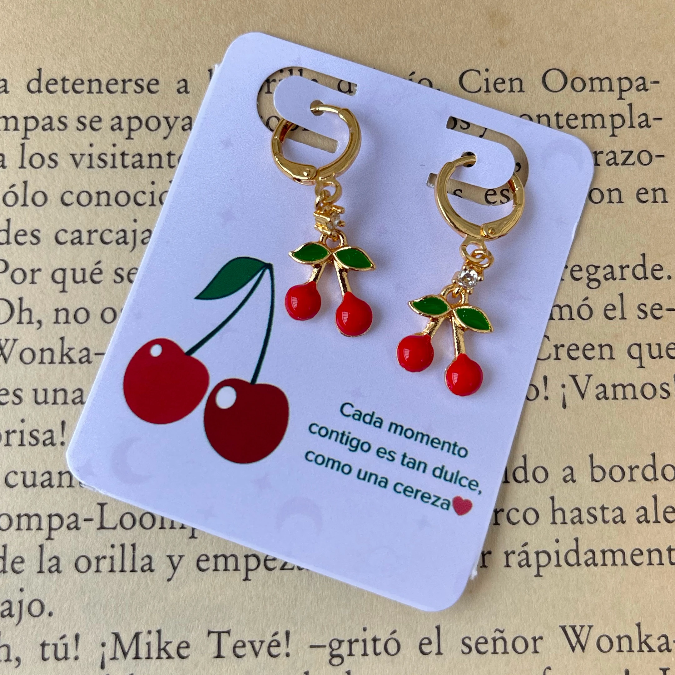 ARETES CEREZAS