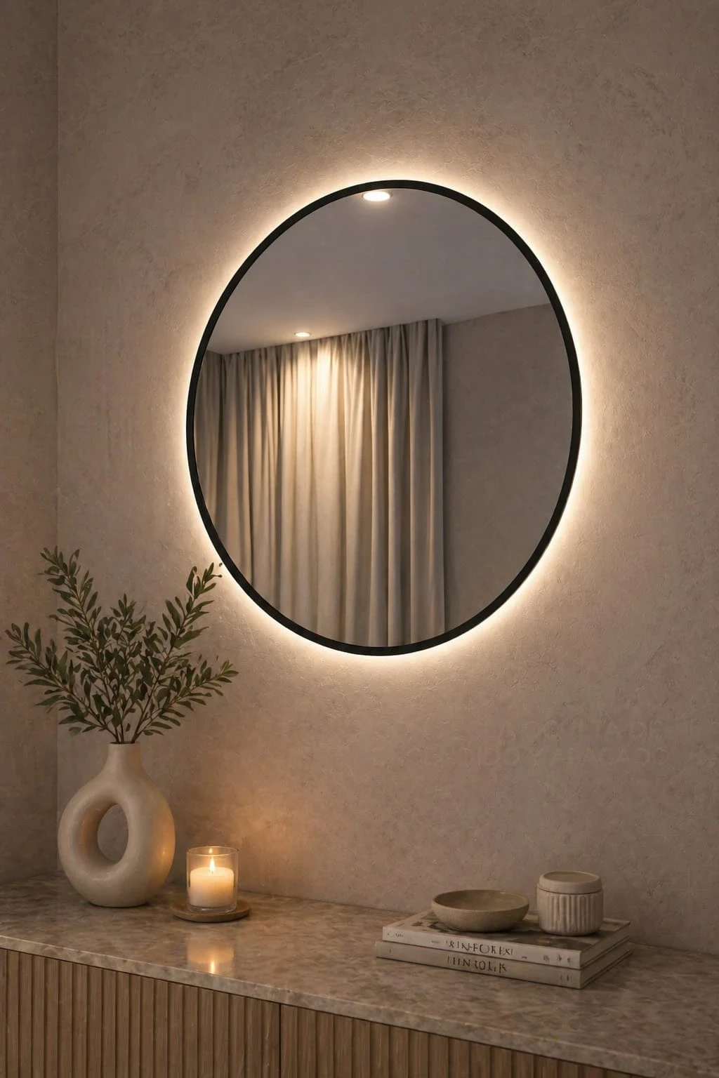 ESPEJO LED CIRCULAR 60 CM