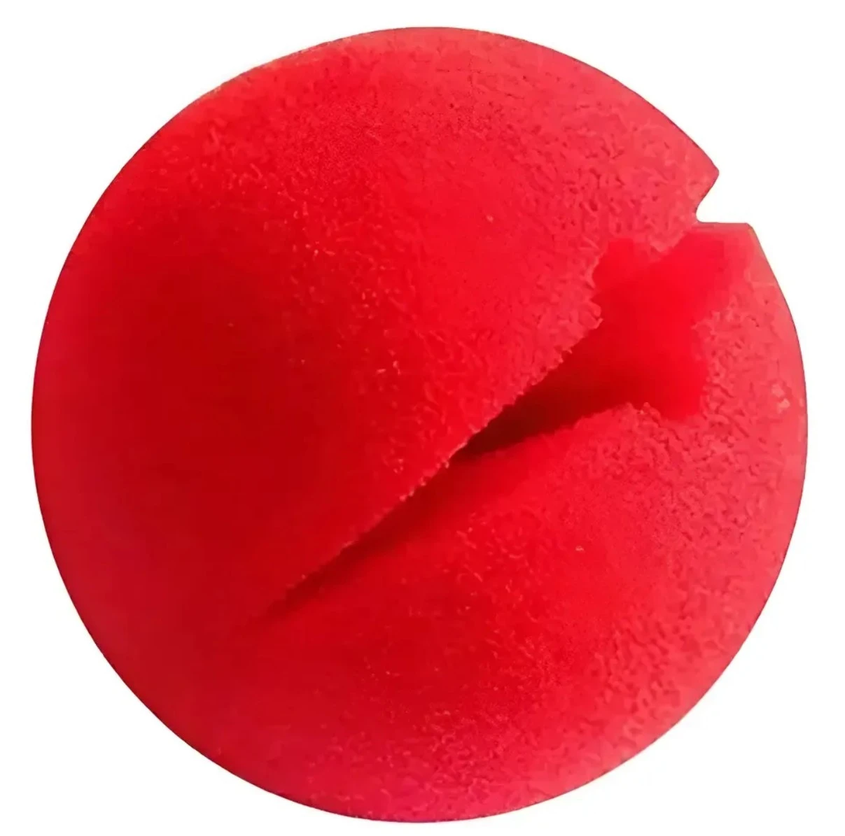 Nariz de payaso roja goma espuma 