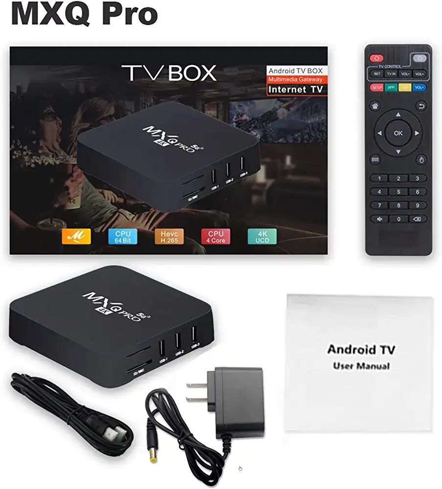 TV BOX MXQ PRO 5G 4