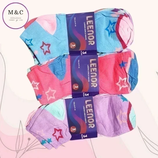 Paquete de 3 calcetas
