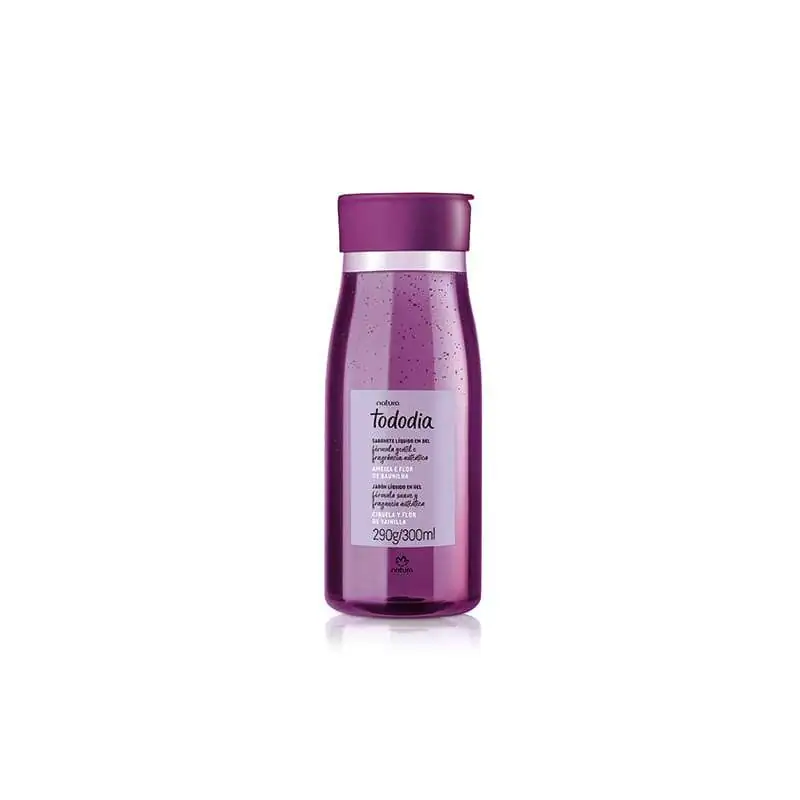Tododia Jabón líquido en gel ciruela y flor de vainilla 300 ml