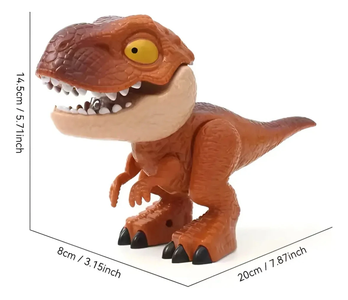 🦖 Set de Papelería Multifuncional Dinosaurio T-Rex 5 en 1 5