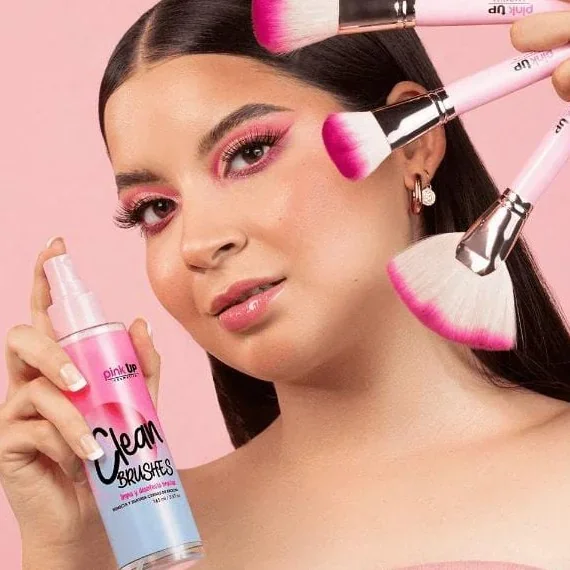 Clean brushes pink up 3