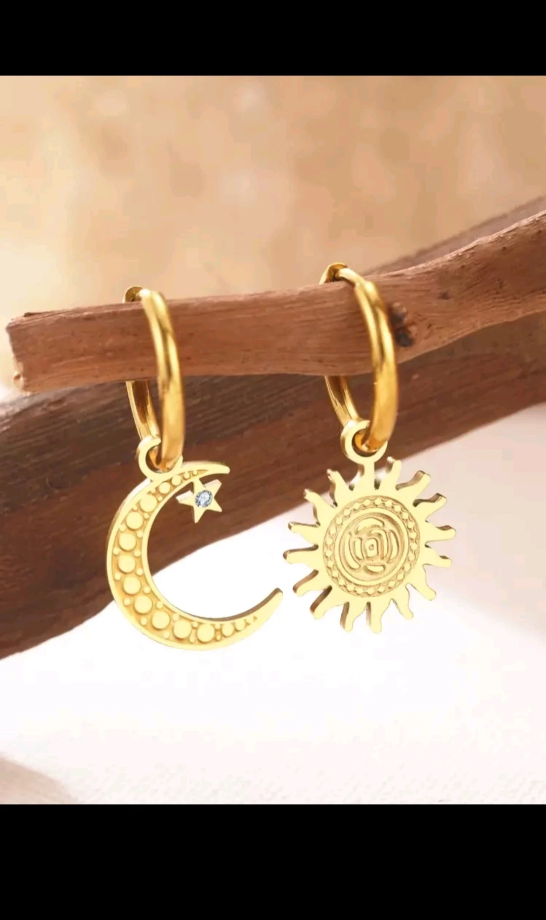 Aretes vintage/ Sol & Luna 3