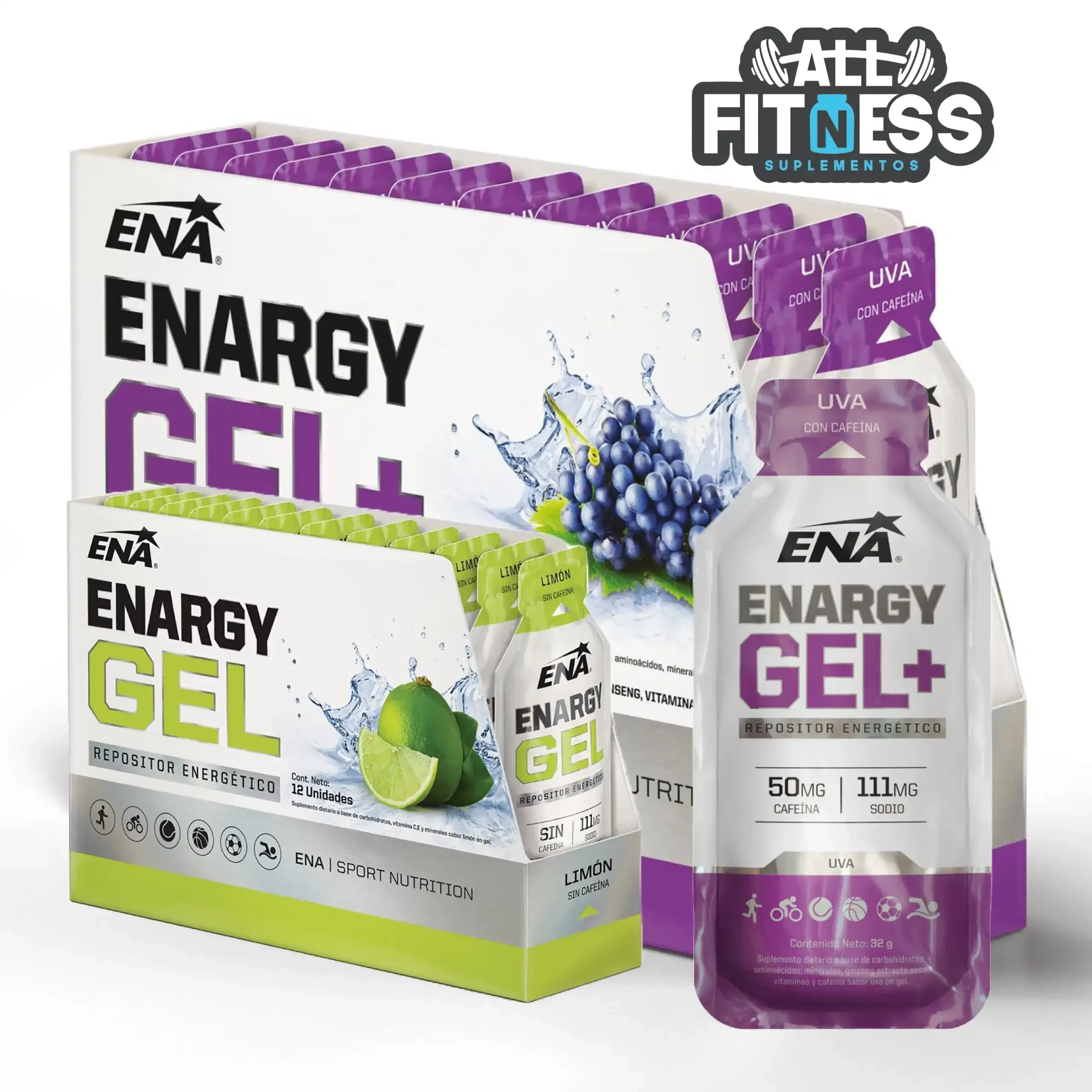 Gel repositor energético c/cafeina ENA